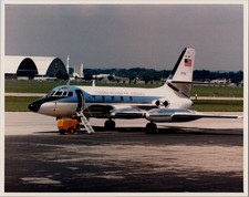 Vintage 8x10 Photo USAF C-20 Gulfstream Aircraft Wright-Patterson AFB picture