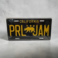 NEW PEARL JAM LICENSE PLATE CALIFORNIA 2022 GIGATON OAKLAND LOS ANGELES DS66 picture