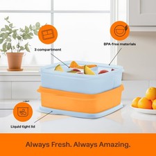 Tupperware Random Colors Eco + Lunch It Container Set 2 NEW picture