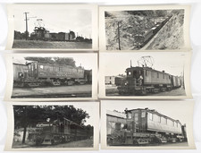 C. 1940s Piedmont & Northern RR Electric Electric Locomotive Lot Of 6 picture