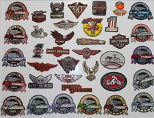 37x Lot Harley Davidson and Sturgis, SD Vtg Rubber Fridge Magnet  Advertise picture