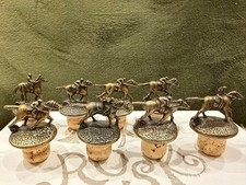 Blanton's Bottle Stoppers Complete Set 8 Letters A-H Bourbon cORK Full Set picture