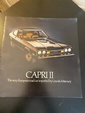 Ford Capri 1976, 1977 Sales Brochures picture