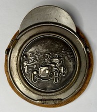 Antique Chauffeur Cap Coin Purse Early Automobile Touring Car Novelty Pouch Case picture