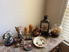 VTG 1970-1980s home decor/trinket bundle picture