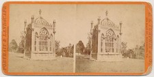 VIRGINIA STEREOVIEW - Richmond - James Monroe Tomb - ES Lumpkin 1870s picture