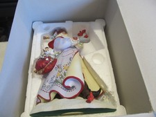 Lenox A Christmas Traveler Santa Claus Figurine Vintage Retro New w/ Box picture