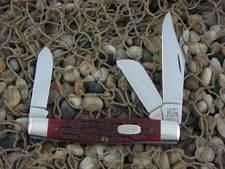 Case Millennium 2000 Red Bone Large Stockman with TruSharp steel 6375 MM078 picture