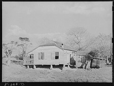 Photo:Mix Louisiana 1938 Plantation Home of Negro Worker Rural Housing picture
