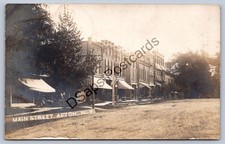 K64/ Afton New York RPPC Postcard c1910 Main Street Stores 268 picture