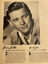Gordon MacRae, Full Page Vintage Pinup picture