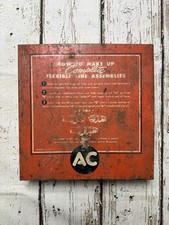 VTG AC Flexible Hose Make-Up Kit Parts Cabinet Advertising Display Garage READ picture