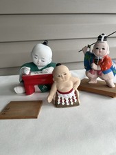 Antique Japanese Porcelain Figurine Doll Collection, picture