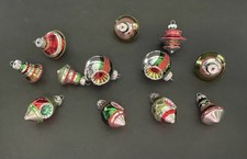 12 Christopher Radko Shiny Brite 1940 Design Indents 2015 Ornaments picture