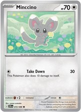 Pokemon Chaos Rising Minccino #072/086 English NM picture