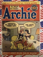 Archie Comics #55 1952 Golden Age Veronica Innuendo Cover G-/G Detached at BS picture