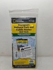 Voyageurs National Park and Paddle Routes [Map Pack Bundle] (National Geographic picture