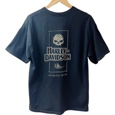 Vtg 2006 Harley Davidson Daytona Bike Week Willie G Skull Graphic T Shirt LARGE picture