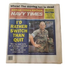 Navy Times Newspaper May 30 1994 Marine Corps Edition Gulf War Syndrome Article picture