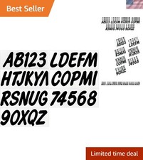 Series 400 Factory Matched 3-Inch Boat Registration Numbers & Letters Kit, So... picture
