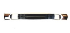 NEW REPLACEMENT LUNCH BOX BLACK PLASTIC RIBBED HANDLE VTG METAL LUNCHBOX PARTS picture
