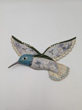 Jewels of the Garden Lena Liu FLUTTERING JEWELS Plaque Wall Decor Hummingbird picture