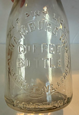 Canton Ohio Hamburg Inn Coffee Bottle, Milk Bottle.  picture