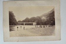Garry Bridge Blair Athol Scotland River Wading Landscape c1890s VTG Photo picture