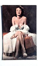1940's Seated Burlesque Pinup Girl with Pom Pom Slippers, Exhibit Supply Co. picture