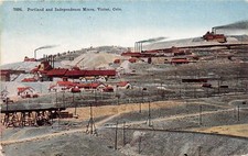 J21/ Victor Colorado Postcard c1910 Mining Mine Portland Independence 105 picture