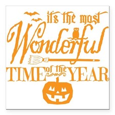 CafePress Most Wonderful (Orange) Square Car Magnet 3 X 3 Car Magnet (478089454) picture