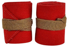 Set-16 US Army M1910 Red Wool Puttees Legging Wraps Boots Gaiters WW1 Repro Gear picture