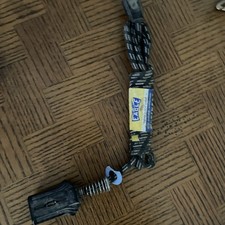 Vtg Eagle Electric Appliance Plug Cloth Cord 2 Prong 5A 250V 10A 125V 11/16 6ft picture