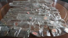 Lot Of 75 Inter-State Milk Producers Co-Op Vintage Dairy Pins - Union 65 picture