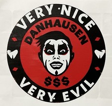Danhausen 7.5” Round Metal Sign Flat 2D NEW WWE AEW Very Nice Very Evil Cursed picture