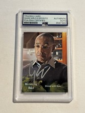 GIANCARLO ESPOSITO SIGNED AUTO RC 2014 Cryptozoic Breaking Bad Gus Fring #74 PSA picture