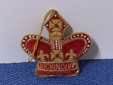 Vintage Royal Collection Buckingham Palace London Christmas Ornament Crown 4” picture