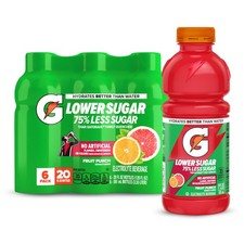 Gatorade Lower Sugar Electrolyte 20 Fl Oz (Pack of 6), Rain Berry picture