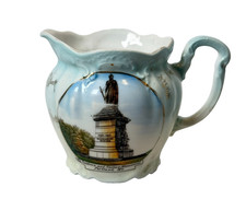 PORTLAND - MONUMENT - MAINE ME Antique Souvenir China TRINKET CREAMER picture