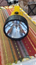 Vintage Eveready Yellow Heavy Duty Rugged 6V Floating Lantern Flashlight picture