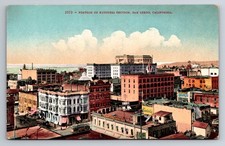 CA, San Diego, Business District, Aerial View, Vintage Postcard picture
