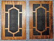 Howard Miller 610-160 Grandfather Clock Side Access Wood Panels Pair Oak picture