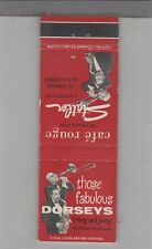 Matchbook Cover Those Fabulous Dorseys Tommy & Jimmy picture