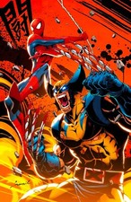 SPIDERMAN & WOLVERINE #1 - GODTAIL VIRGIN VARIANT EXCLUSIVE picture