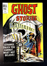GHOST STORIES #34 (10/72 8.5) 15c BRONZE-AGE DELL HORROR/MONSTER picture