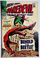 Daredevil #33 -Marvel Comics 1967 -Beetle Appearance BEAUTIFUL COPY VF+ picture