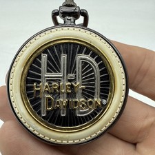 Harley-Davidson Pocket Watch Silver Tone Round Dial 1906 Single Franklin picture