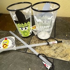 Dave’s Hot Chicken Collectible Cup And Straw – Limited Edition – DAVESOWEEN picture