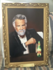 Dos Equis The Most Interesting Man in the World Framed Print Breweriana 27”x 19” picture