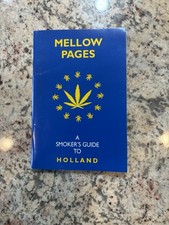 Rare Mellow Pages A Smokers Guide To Holland 90–7 108104–4 Including RARE MAP picture